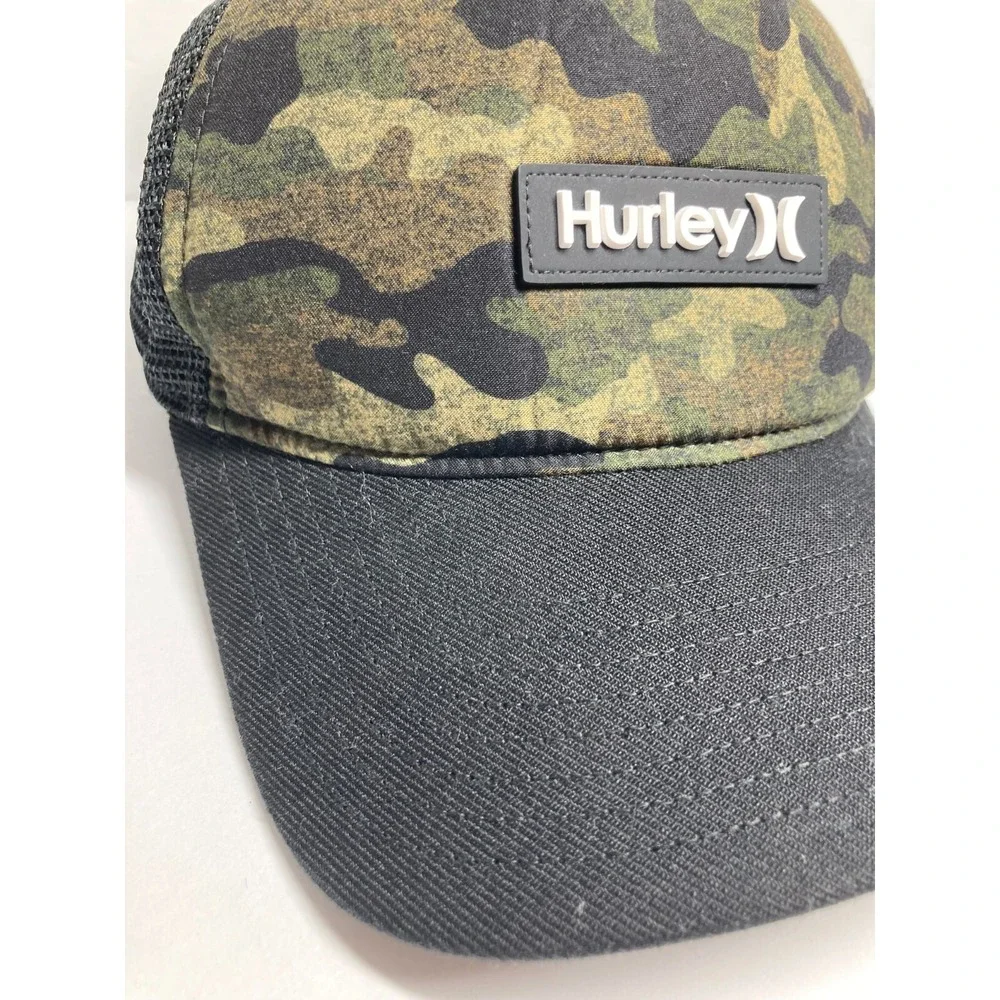 Hurley‎ YOUTH Cap Hat Forest Camo Mesh Snapback Adjustable